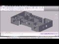 AutoCAD 3D House Modeling Tutorial - 1 | 3D Home Design | 3D Building | 3D Floor Plan | 3D Room 