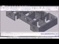AutoCAD 3D House Modeling Tutorial - 3 | 3D Home Design | 3D Building | 3D Floor Plan | 3D Room 