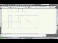 Drawing a house in AutoCAD, Video 4 - Advanced commands