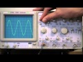 How to use an oscilloscope with an A/C source