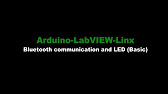 5. Bluetooth communication and LED (Basic) | Arduino-LabVIEW-Linx 
